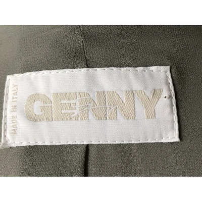 Pre-owned Genny Grey Wool Jacket