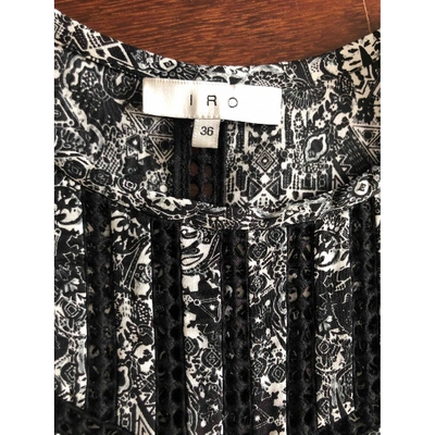 Pre-owned Iro Spring Summer 2019 Mini Dress In Black