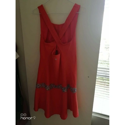 Pre-owned Lululemon Mini Dress In Orange