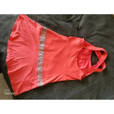 Pre-owned Lululemon Mini Dress In Orange