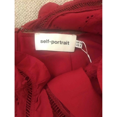 Pre-owned Self-portrait Red Dress