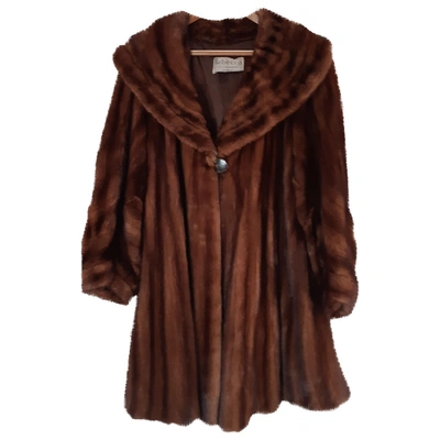 Pre-owned Rebecca Brown Mink Coat