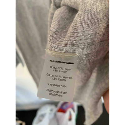 Pre-owned Alexander Wang T Grey Synthetic Top