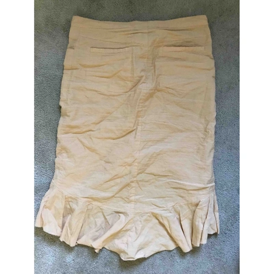 Pre-owned Ermanno Scervino Mid-length Skirt In Orange