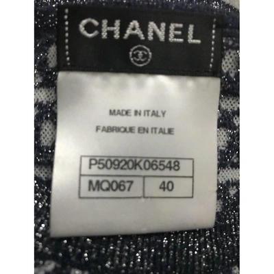Mid-length dress Chanel Metallic size 36 FR in Polyester - 20719875
