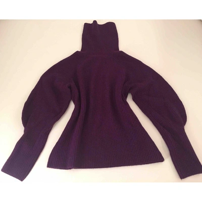 Pre-owned Altuzarra Purple Cashmere Knitwear