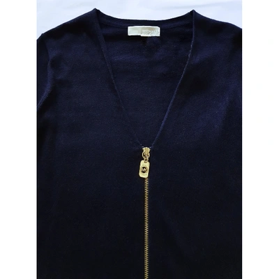 Pre-owned Michael Kors Navy Cotton Knitwear