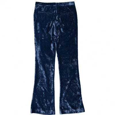 Pre-owned Off-white Large Trousers In Blue