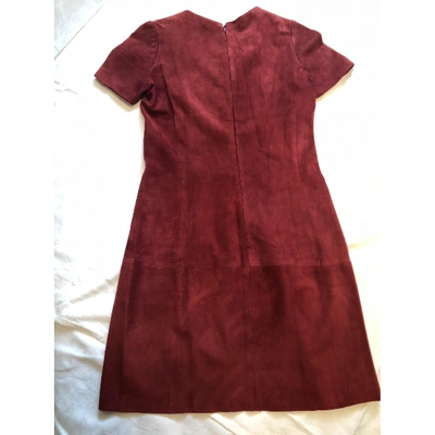 Pre-owned Balenciaga Mid-length Dress In Burgundy