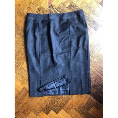 Pre-owned Ferragamo Skirt Suit In Blue