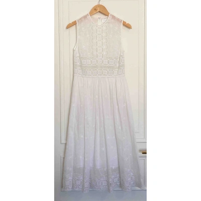 Pre-owned Zimmermann White Lace Dress