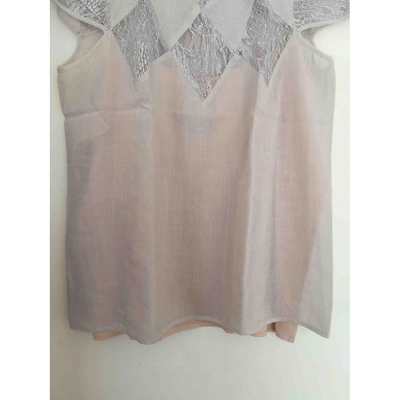 Pre-owned Tocca Beige Cotton Top