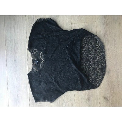 Pre-owned Joe's Lace Tunic In Black
