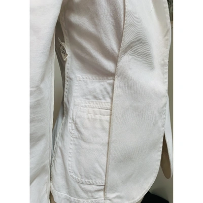Pre-owned Costume National White Cotton Jacket