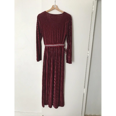 Pre-owned Aniye By Velvet Mid-length Dress In Red