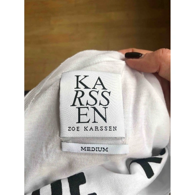Pre-owned Zoe Karssen White Cotton Top