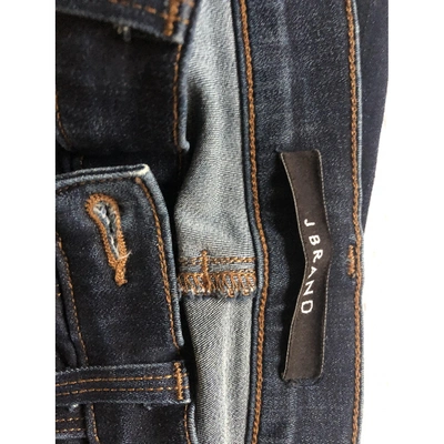 Pre-owned J Brand Slim Jeans In Blue