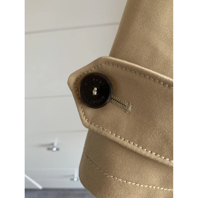 Pre-owned Mulberry Trench Coat In Camel
