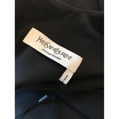 Pre-owned Saint Laurent Grey Wool Jumpsuit