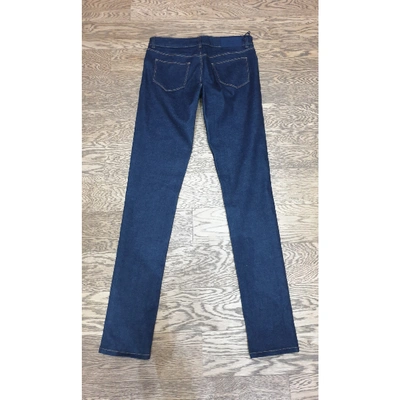 Pre-owned Prada Straight Jeans In Blue