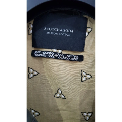 Pre-owned Scotch & Soda Khaki Leather Leather Jacket