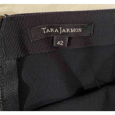 Pre-owned Tara Jarmon Skirt In Navy