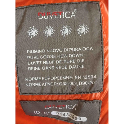 Pre-owned Duvetica Orange Coat