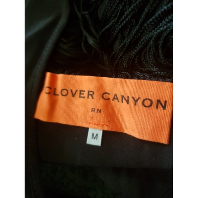 Pre-owned Clover Canyon Black Polyester Top