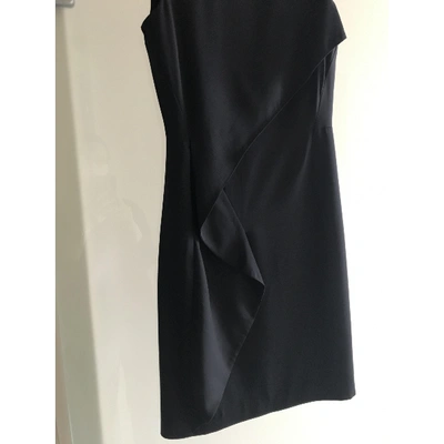 Pre-owned Ferragamo Black Silk Dress