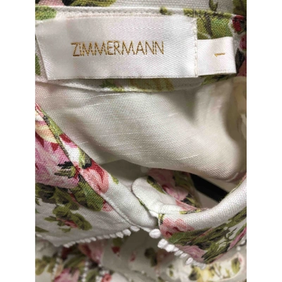 Pre-owned Zimmermann Linen Dresses In Other