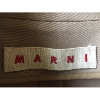 Pre-owned Marni Short Vest In Beige