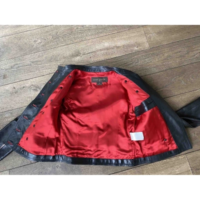 Pre-owned Louis Vuitton Leather Jacket In Red