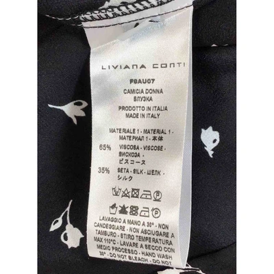 Pre-owned Liviana Conti Shirt In Black