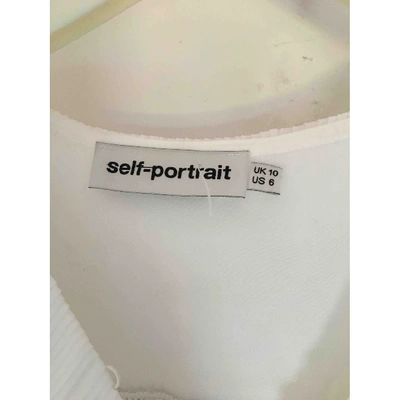 Pre-owned Self-portrait Shirt In White