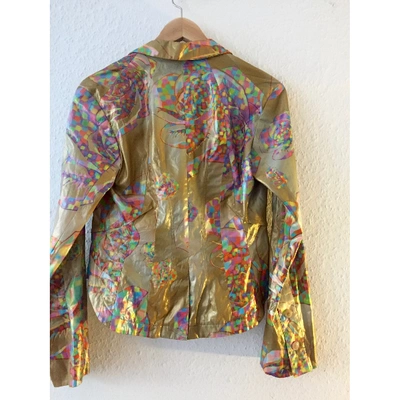 Pre-owned Wunderkind Metallic Silk Jacket