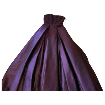 Pre-owned Monique Lhuillier Purple Dress