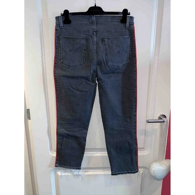 Pre-owned Hudson Black Cotton Jeans