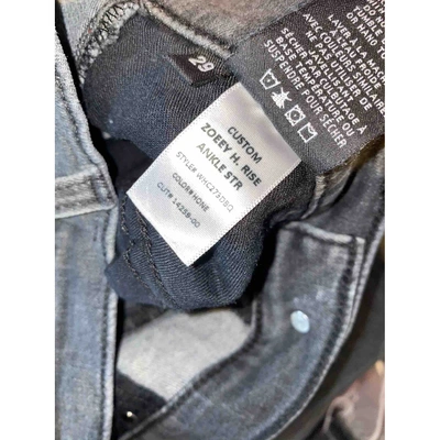 Pre-owned Hudson Black Cotton Jeans