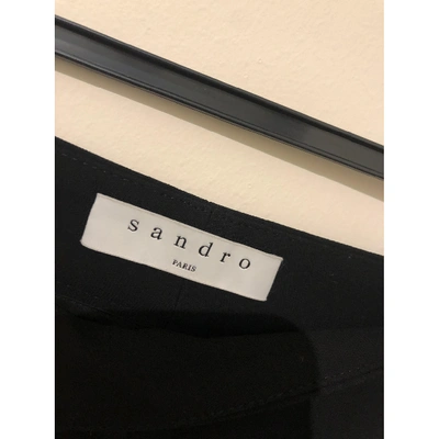 Pre-owned Sandro Black Trousers