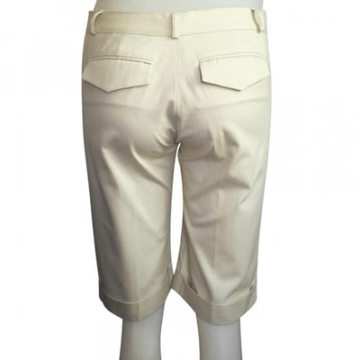 Pre-owned Balenciaga Ecru Cotton Shorts