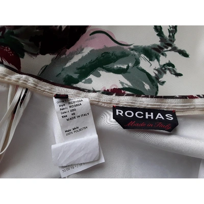 Pre-owned Rochas White Skirt
