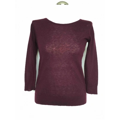 Pre-owned Eres Burgundy Cashmere Knitwear
