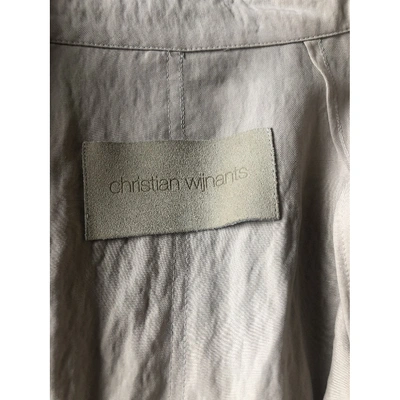 Pre-owned Christian Wijnants Beige Trench Coat