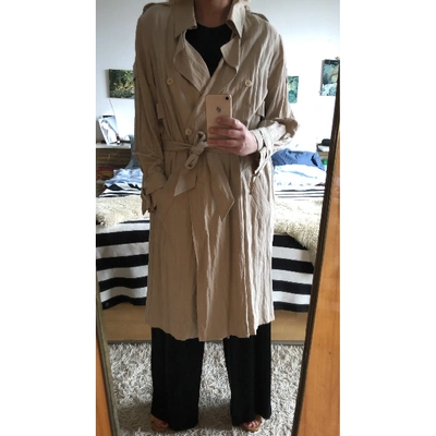 Pre-owned Christian Wijnants Beige Trench Coat