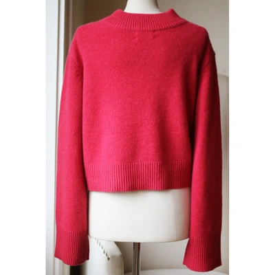 Pre-owned Co Pink Cashmere Knitwear