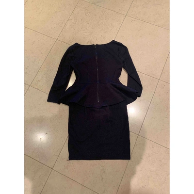 Pre-owned Alice And Olivia Mid-length Dress In Navy