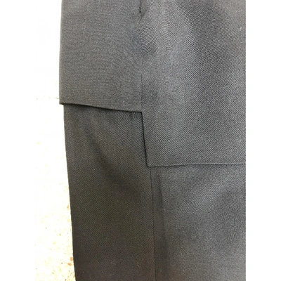 Pre-owned Givenchy Black Wool Skirt