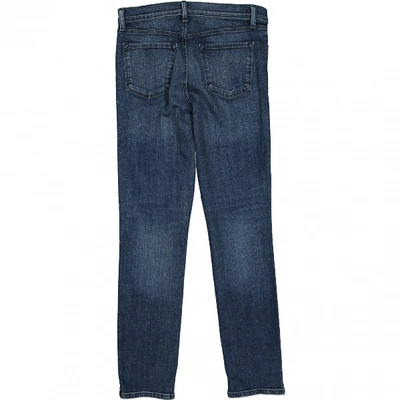 Pre-owned J Brand Slim Jeans In Blue