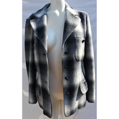 Pre-owned Moschino Cheap And Chic Wool Blazer In Multicolour