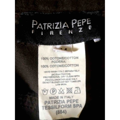 Pre-owned Patrizia Pepe Brown Cotton Shorts